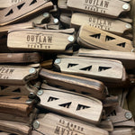 WOOD FOLDING BEARD COMB